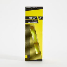 Artengo TB 160 Sarı 3 Adet Tenis Topu