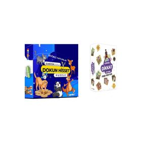 Artenino ART-9076 Sevimli Hayvanlar 12 Büyük Parça Dokun Hisset Puzzle