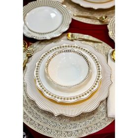 Arter Home Latis Serisi Polka 24 Parça Yemek Takımı