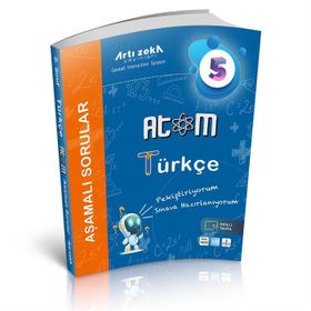 Artı Zeka Yayınları 5. Sınıf Atom Türkçe Aşamalı Soru Bankası