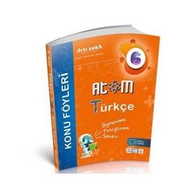 Artı Zeka Yayınları 6. Sınıf Türkçe Atom Konu Föyleri