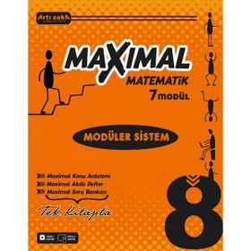 Artı Zeka Yayınları 8.Sınıf Maximal 7 Nodül Matematik Modüler Sistem Seti