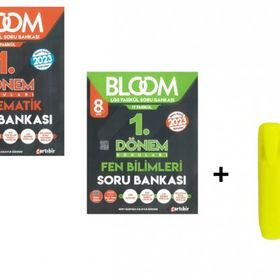 Artıbir LGS Yeni 1.Dönem Bloom Matematik ve Fen Bilimleri Soru Bankası