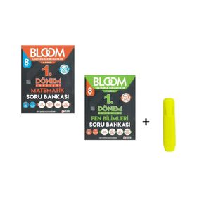 Artıbir LGS Yeni 1.Dönem Bloom Matematik ve Fen Bilimleri Soru Bankası