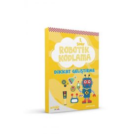 Artıbir Yayınları 1.Sınıf Robotik Kodlama Dikkat Geliştirme Kitabı
