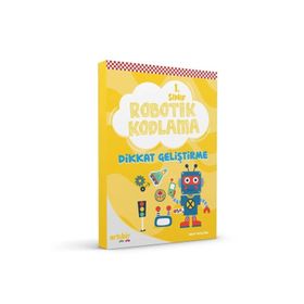 Artıbir Yayınları 1.Sınıf Robotik Kodlama Dikkat Geliştirme Kitabı