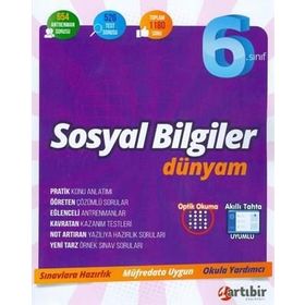 Artıbir Yayınları 6. Sınıf Sosyal Bilgiler Dünyam