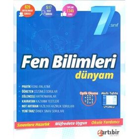 Artıbir Yayınları 7. Sınıf Fen Bilimleri Dünyam