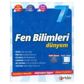 Artıbir Yayınları 7. Sınıf Fen Bilimleri Dünyam
