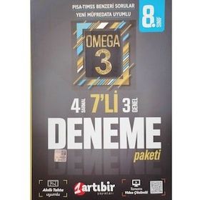 Artıbir Yayınları - 8. Sınıf LGS Çetin Ceviz 7 Deneme