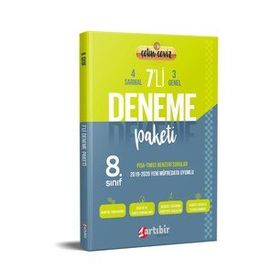 Artıbir Yayınları - 8. Sınıf LGS Çetin Ceviz 7 Deneme
