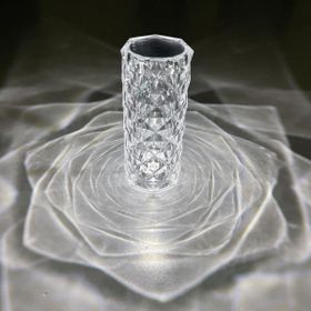 Artıcam 81531728 Kristal Elmas Led Dokunmatik Usb Şarjlı Masa Lambası