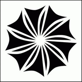 Artikel 3 Spiral 30x30 cm Fayans Duvar Mobilya Stencil Boyama Şablonu