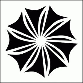 Artikel 3 Spiral 30x30 cm Fayans Duvar Mobilya Stencil Boyama Şablonu