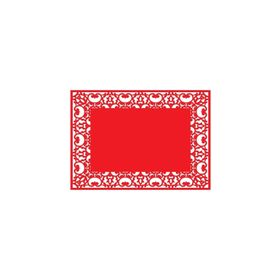 Artikel 455 4'lü Kırmızı Keçe Amerikan Servisi