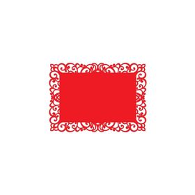Artikel 456 4'lü Kırmızı Keçe Amerikan Servisi