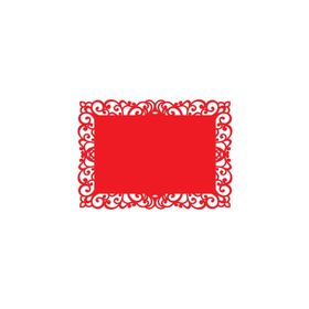 Artikel 456 6'lı Kırmızı Keçe Amerikan Servisi