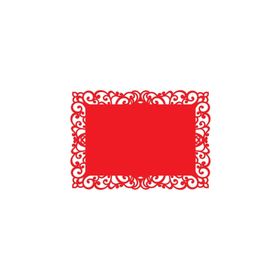 Artikel 456 6'lı Kırmızı Keçe Amerikan Servisi