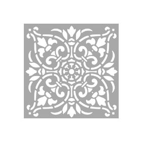 Artikel Altıgen Karo-2 30x30 cm Fayans Mobilya Duvar Stencil Boyama Şablonu