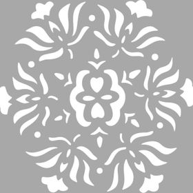 Artikel Altıgen Karo 30x30 cm Fayans Mobilya Duvar Stencil Boyama Şablonu