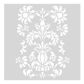 Artikel Anais Çiçek Motif 30x30 cm Fayans Mobilya Duvar Stencil Boyama Şablonu