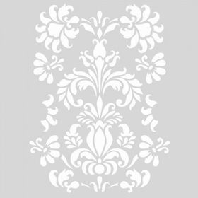 Artikel Anais Çiçek Motif 30x30 cm Fayans Mobilya Duvar Stencil Boyama Şablonu