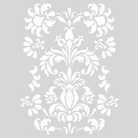 Artikel Anais Çiçek Motif 30x30 cm Fayans Mobilya Duvar Stencil Boyama Şablonu