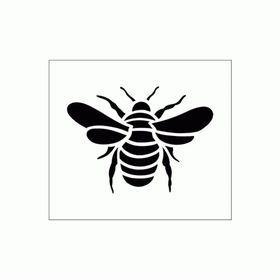 Artikel Arı Büyük 30x30 cm Fayans Mobilya Duvar Stencil Boyama Şablonu