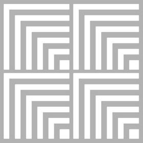 Artikel Art Deco 3 30x30 cm Fayans Mobilya Duvar Stencil Boyama Şablonu
