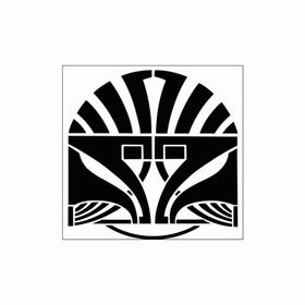 Artikel Art Deco Desen 2 30x30 cm Fayans Mobilya Duvar Stencil Boyama Şablonu