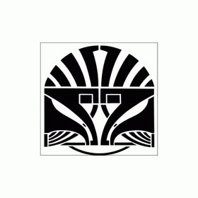 Artikel Art Deco Desen 2 30x30 cm Fayans Mobilya Duvar Stencil Boyama Şablonu