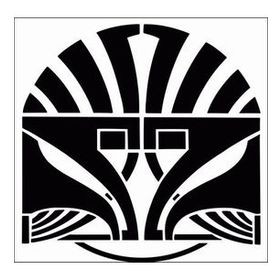 Artikel Art Deco Desen 2 30x30 cm Fayans Mobilya Duvar Stencil Boyama Şablonu
