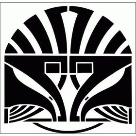 Artikel Art Deco Desen 2 30x30 cm Fayans Mobilya Duvar Stencil Boyama Şablonu