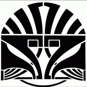 Artikel Art Deco Desen 2 30x30 cm Fayans Mobilya Duvar Stencil Boyama Şablonu
