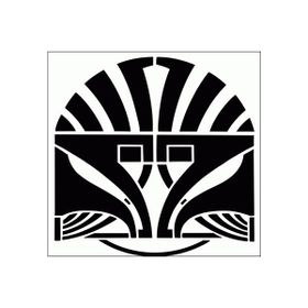Artikel Art Deco Desen 2 Stencil Tasarımı 30 x 30 cm Kanvas Tablo
