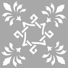 Artikel Art Karo-2 30x30 cm Fayans Mobilya Duvar Stencil Boyama Şablonu