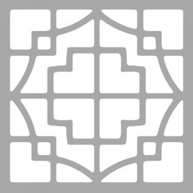 Artikel Art Karo-4 30x30 cm Fayans Mobilya Duvar Stencil Boyama Şablonu