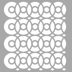 Artikel Art Karo Desen 30x30 cm Fayans Mobilya Duvar Stencil Boyama Şablonu