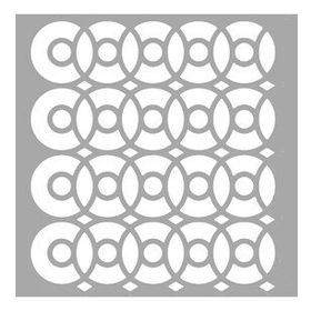 Artikel Art Karo Desen 30x30 cm Fayans Mobilya Duvar Stencil Boyama Şablonu