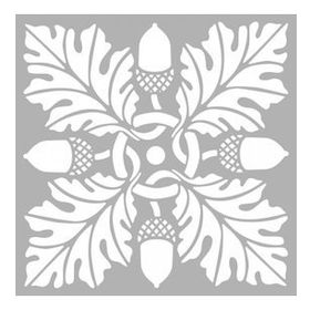 Artikel Art Nouveau 30x30 cm Fayans Mobilya Duvar Stencil Boyama Şablonu