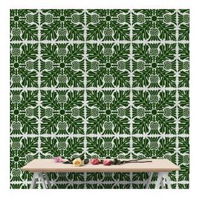 Artikel Art Nouveau 4 30x30 cm Fayans Mobilya Duvar Stencil Boyama Şablonu