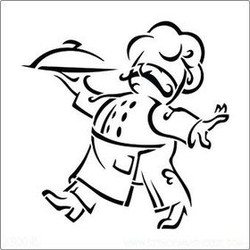 Artikel Aşçı 30x30 cm Fayans Mobilya Duvar Stencil Boyama Şablonu
