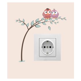 Artikel Aşık Baykuş Priz Sticker