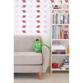 Artikel Aşk ve Kalpler 30x30 cm Fayans Mobilya Duvar Stencil Boyama Şablonu