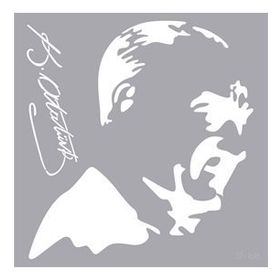 Artikel Atatürk-1 30x30 cm Fayans Mobilya Duvar Stencil Boyama Şablonu