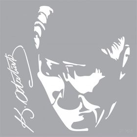 Artikel Atatürk-3 30x30 cm Fayans Mobilya Duvar Stencil Boyama Şablonu