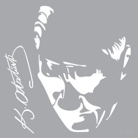 Artikel Atatürk-3 30x30 cm Fayans Mobilya Duvar Stencil Boyama Şablonu