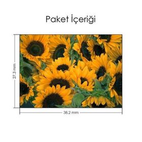 Artikel Ayçiçeği Tarlası Notebook Sticker