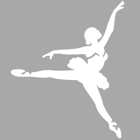 Artikel Balerin 30x30 cm Fayans Mobilya Duvar Stencil Boyama Şablonu