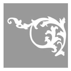 Artikel Barok Desen 30x30 cm Fayans Mobilya Duvar Stencil Boyama Şablonu